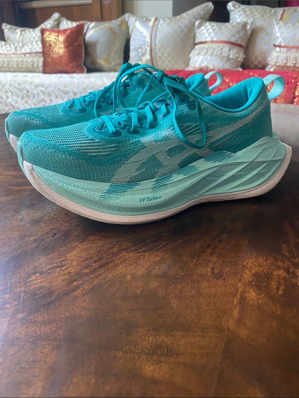 Asics Superblast 2 Women’s Teal Athletic Running Shoes